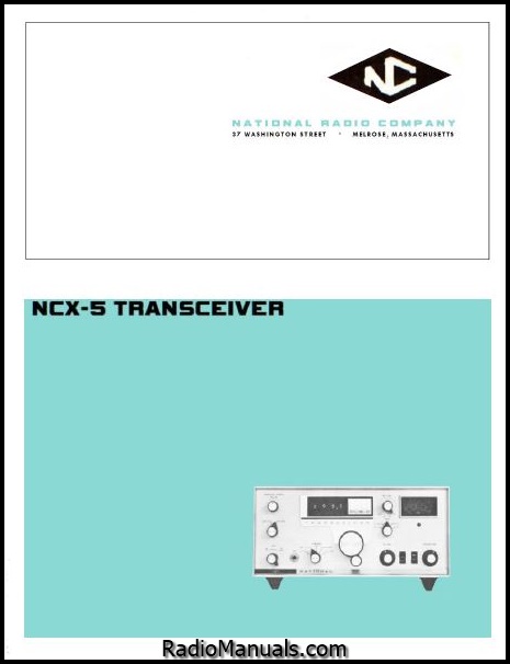 National NCX-5 Instruction Manual